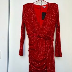 Fashion Nova Center Stage Sequin Mini Dress - new with tags!